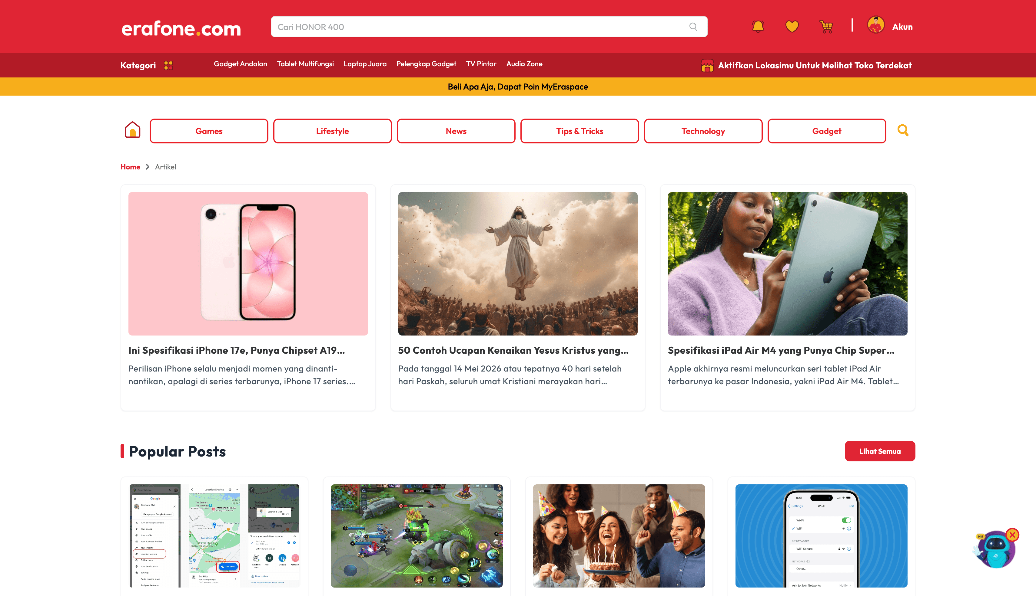 Eraspace & Erafone E-commerce