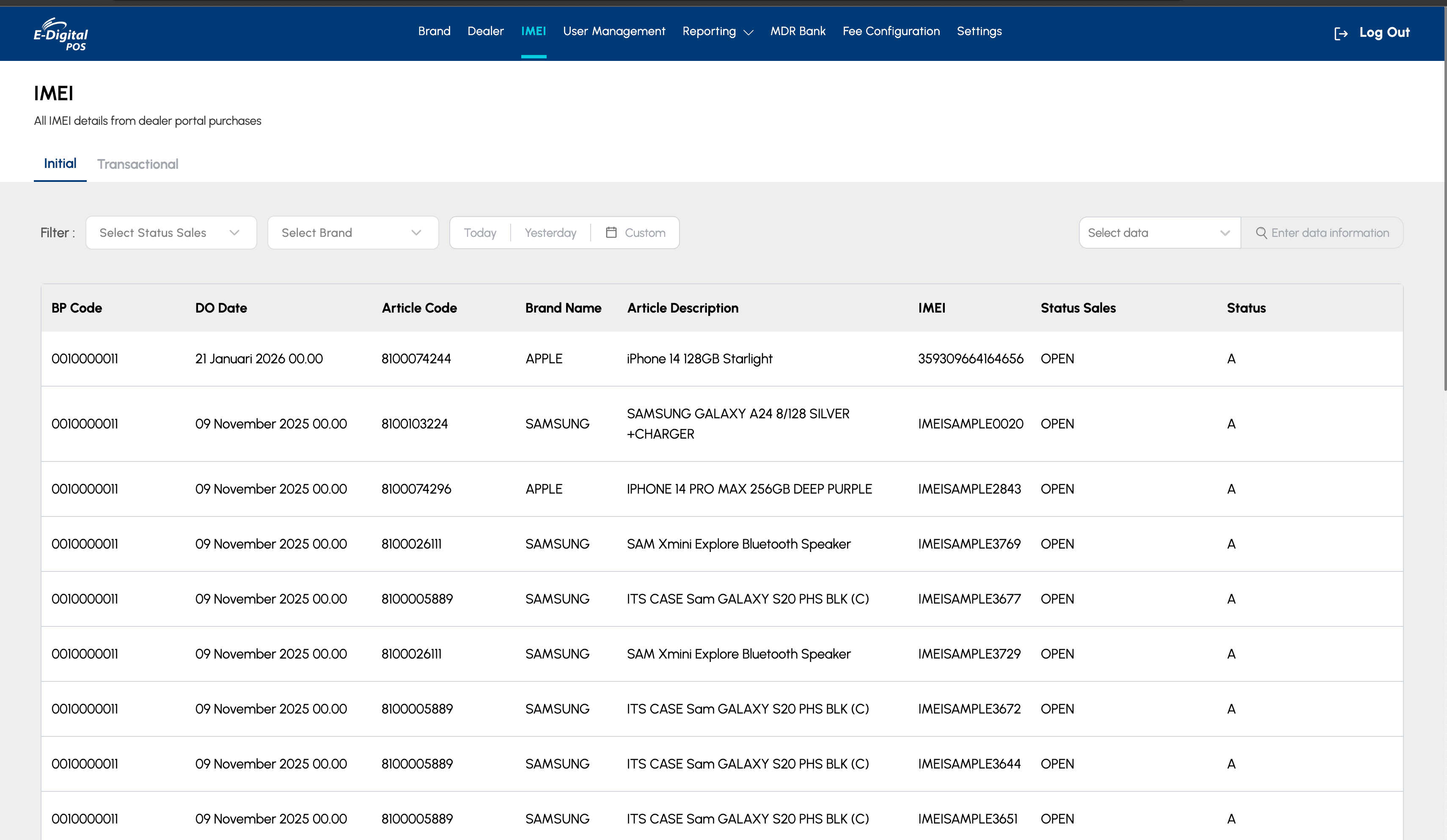 POS B2B Enterprise Platform